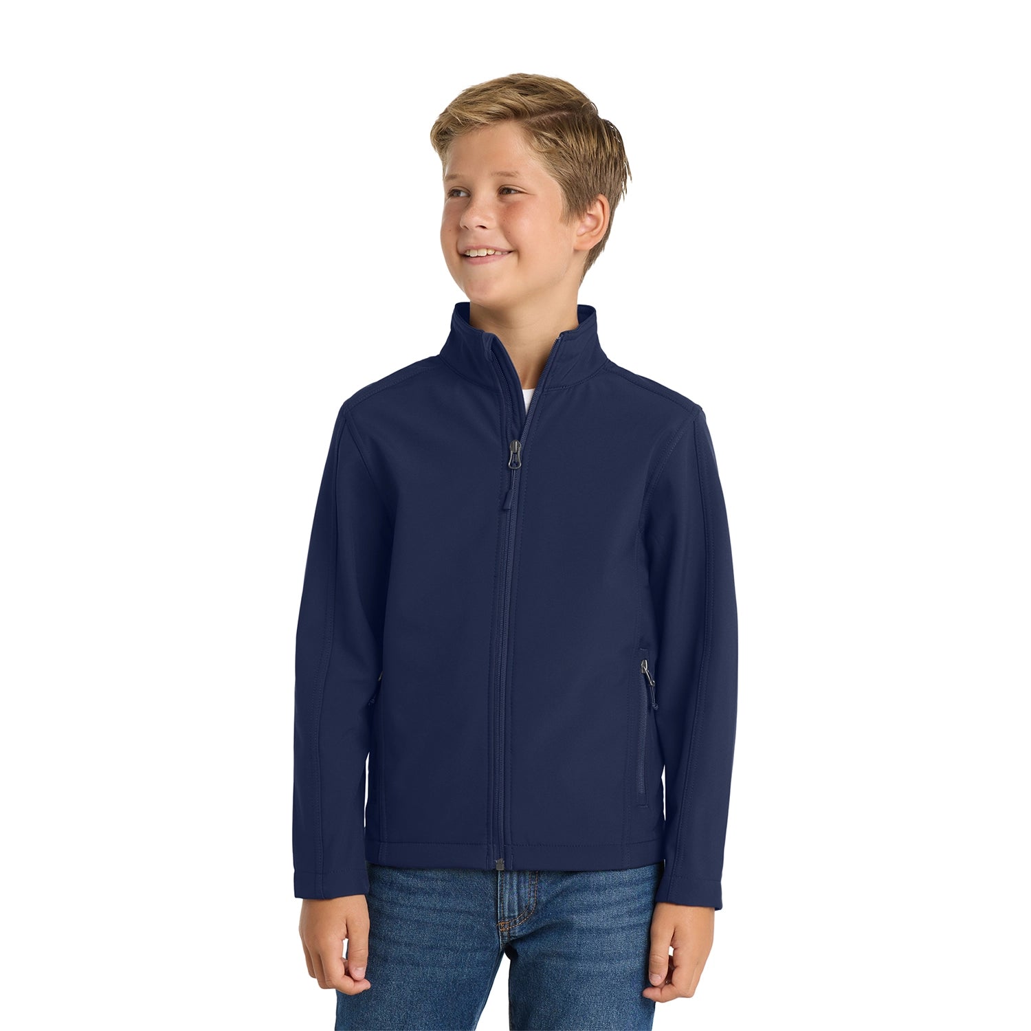 Port Authority Embroidered Youth Core Soft Shell Jacket