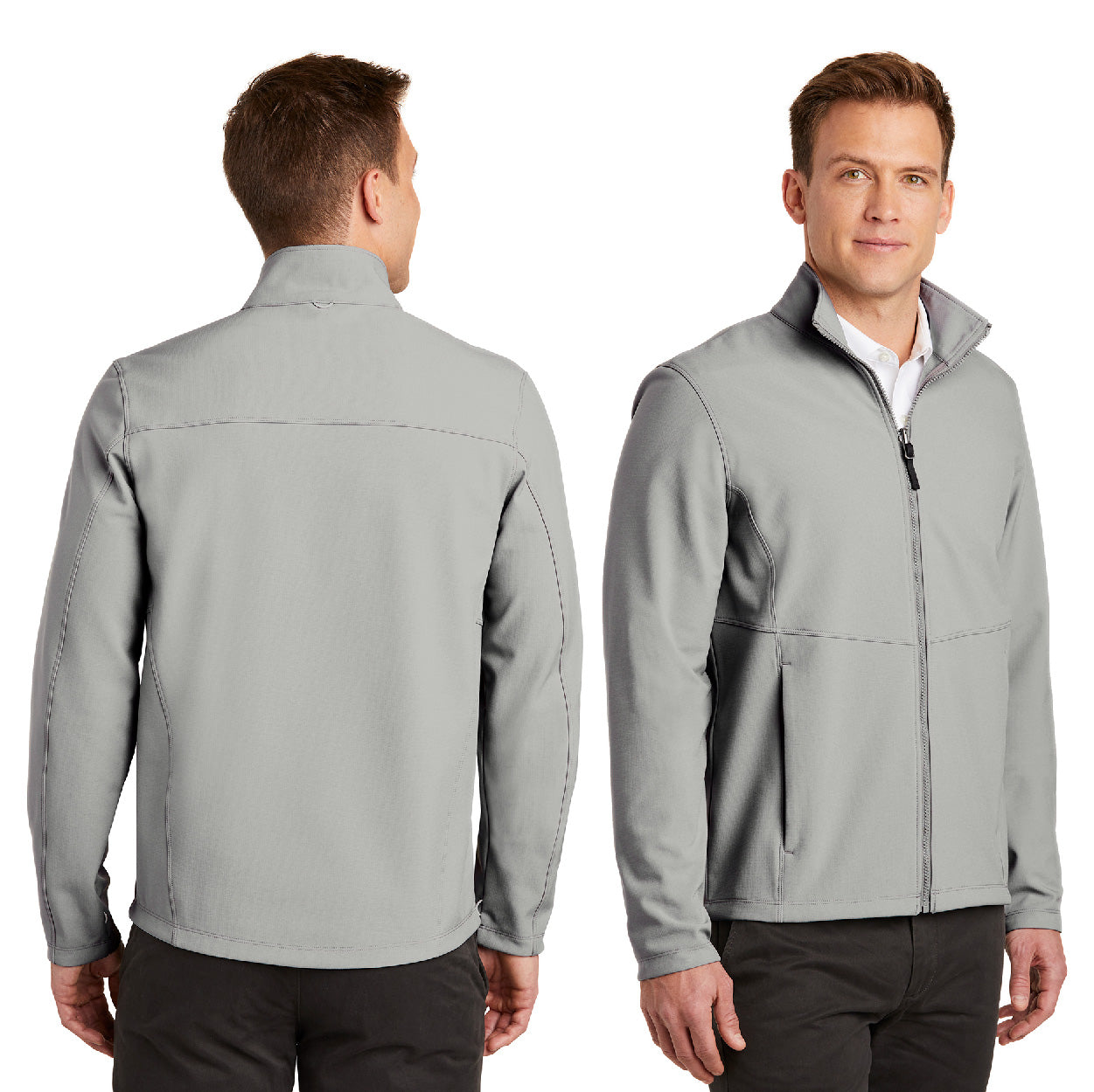 Port Authority Collective Soft Shell Embroidered Jacket - Graphite Grey (PMS 7540C)