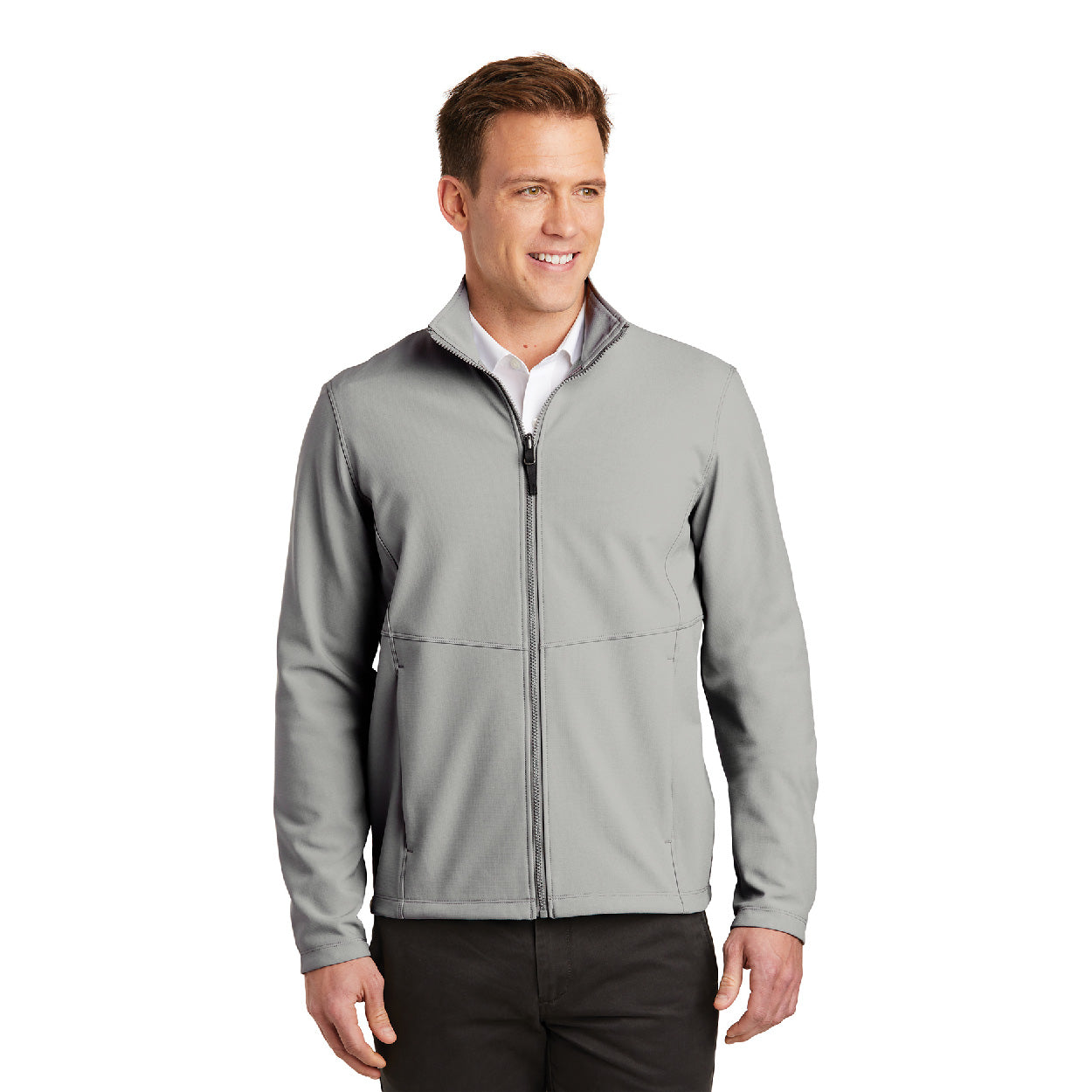 Port Authority Collective Soft Shell Embroidered Jacket - Gusty Grey (PMS COOL GRAY 8C)