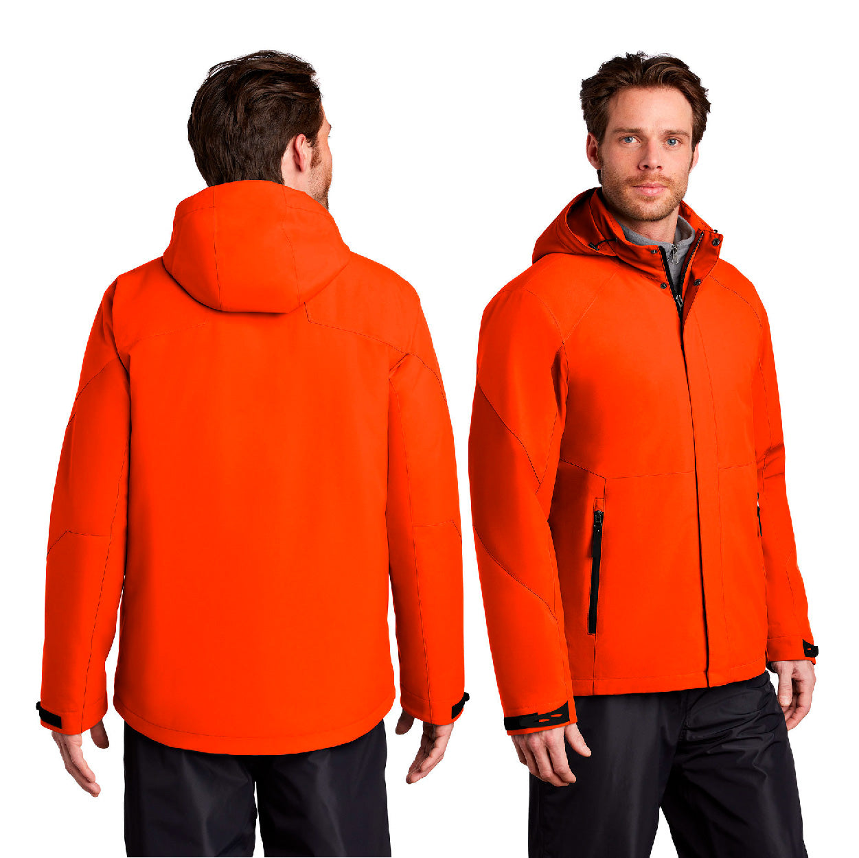 Port Authority Insulated Waterproof Tech Embroidered Jacket - Deep Black (PMS BLACK C)