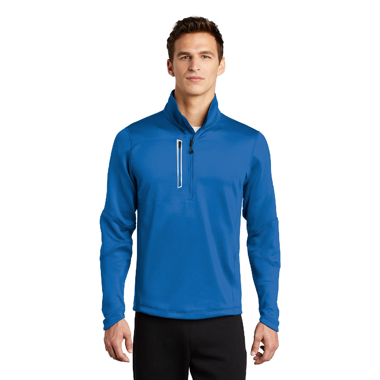 OGIO Fulcrum Embroidered 1/4-Zip - Gear Grey (PMS 425C)