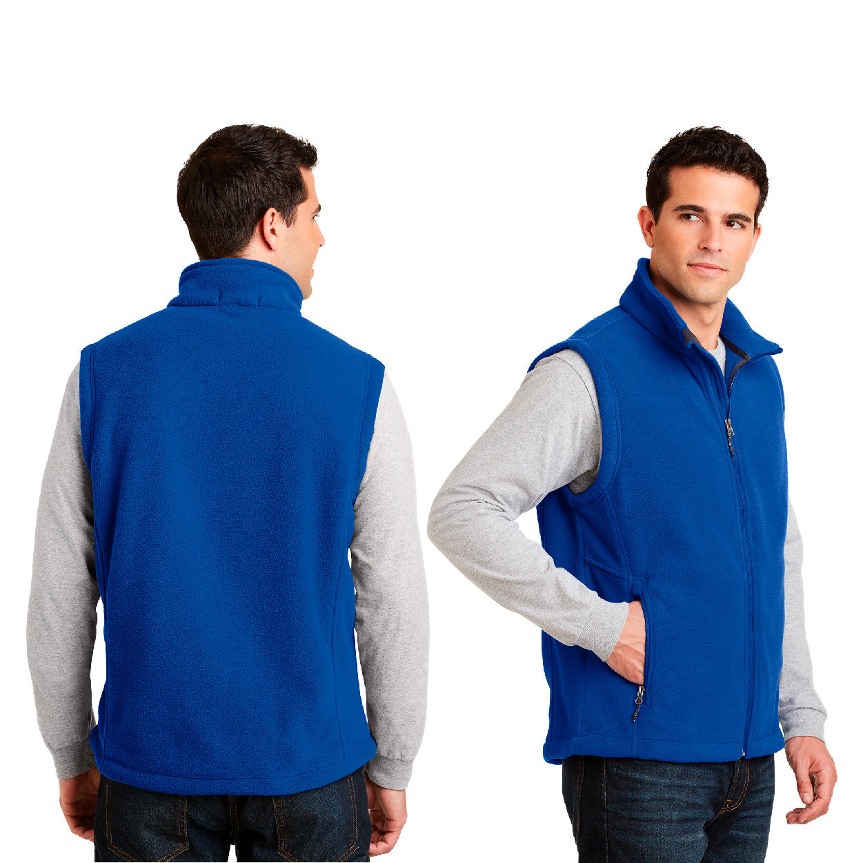 Port Authority Value Fleece Embroidered Vest - Iron Grey (PMS 7540C)