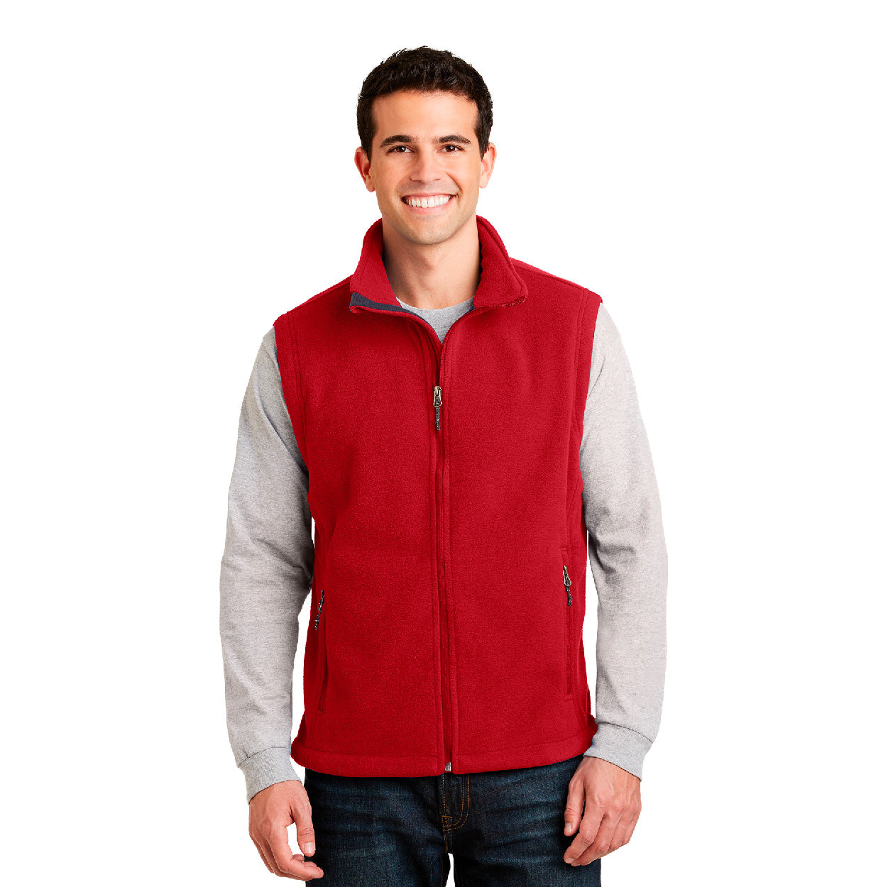 Port Authority Value Fleece Embroidered Vest - True Red (PMS 200C)