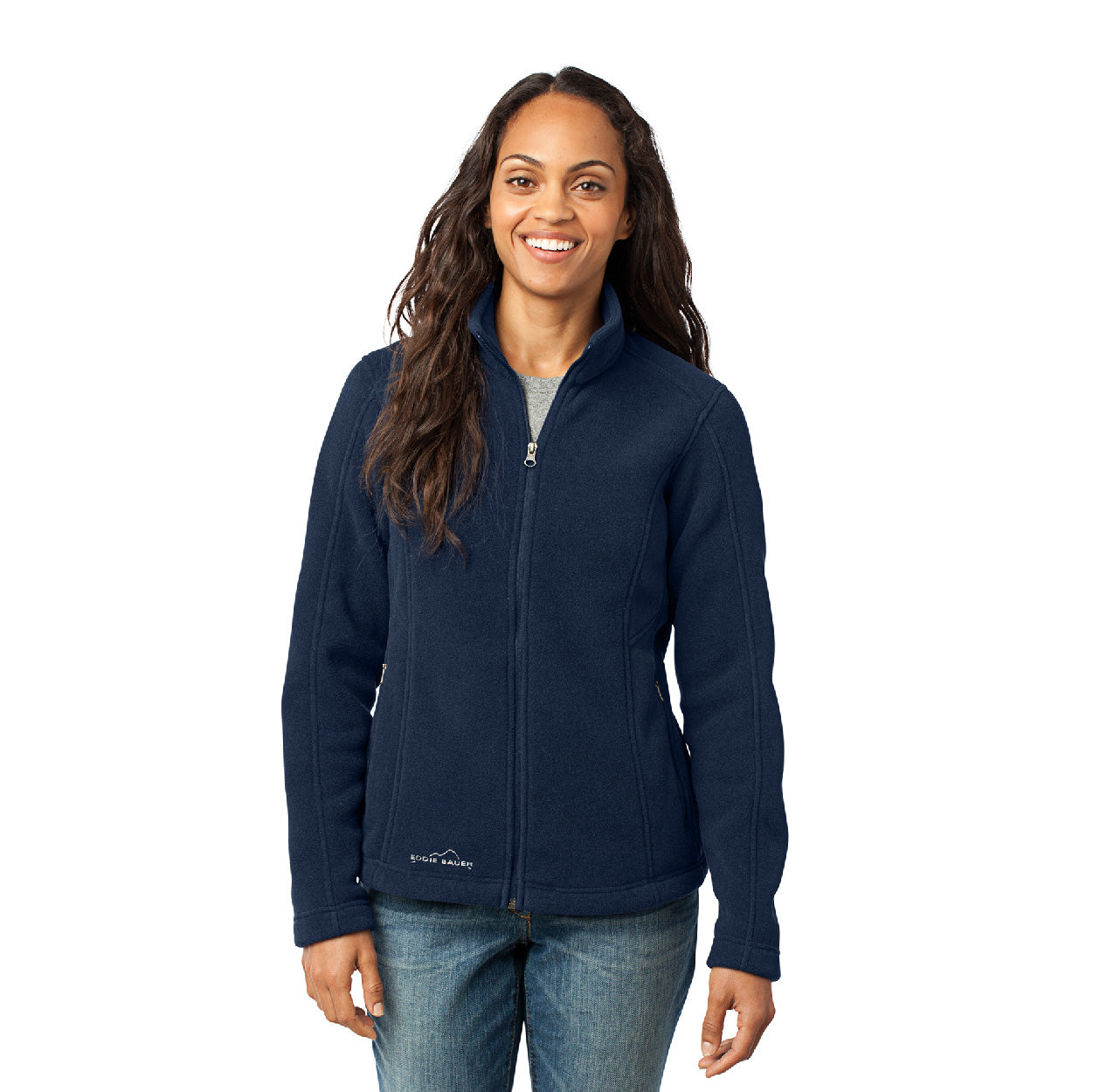 Eddie Bauer Women's Full-Zip Fleece Embroidered Jacket