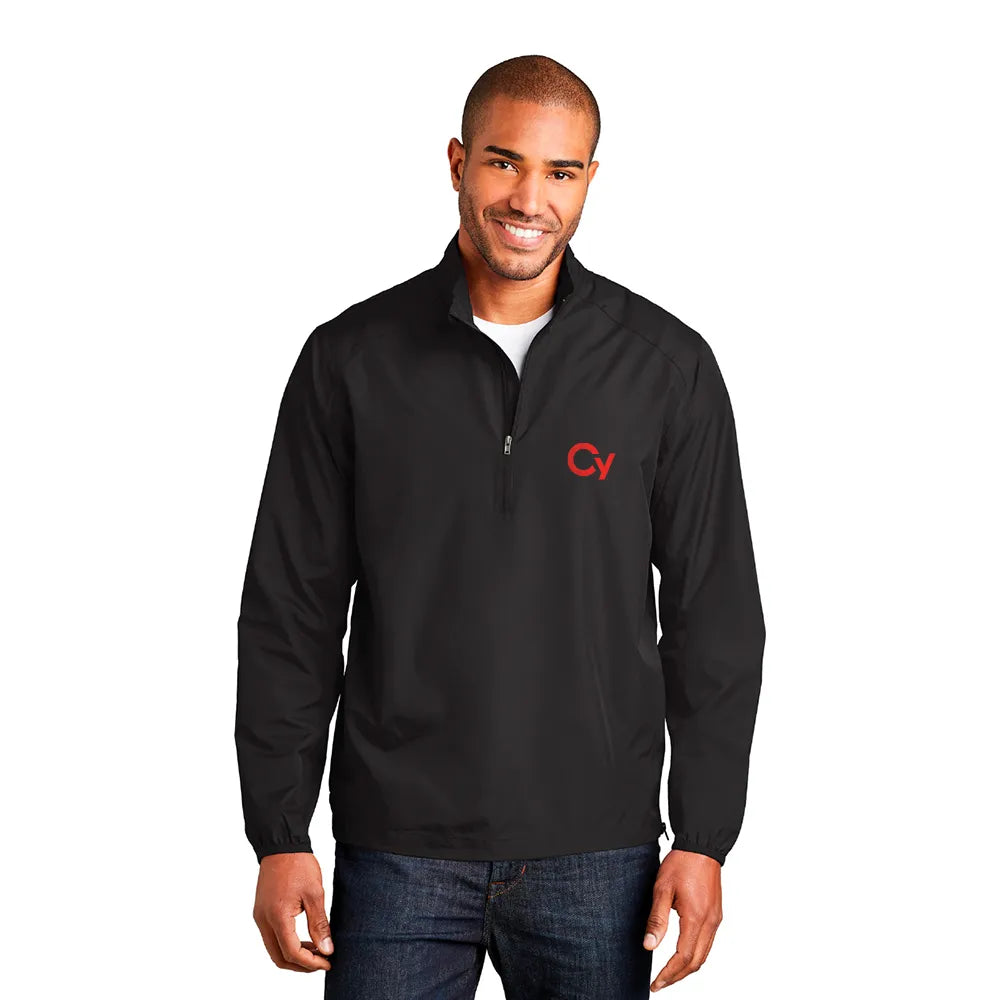 port-authority-zephyr-1-2-zip-pullover - Black