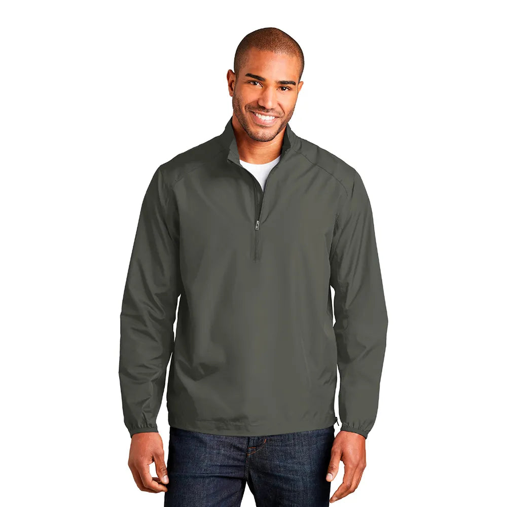 port-authority-zephyr-1-2-zip-pullover - Grey Steel