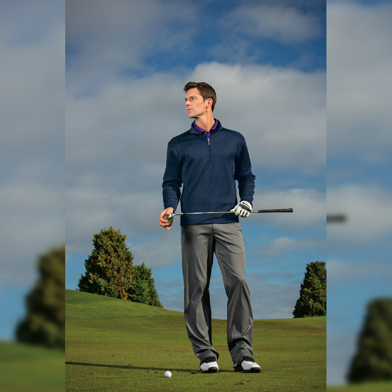 Nike Sport Embroidered Cover-Up - Starlight Blue (PMS 2189C)