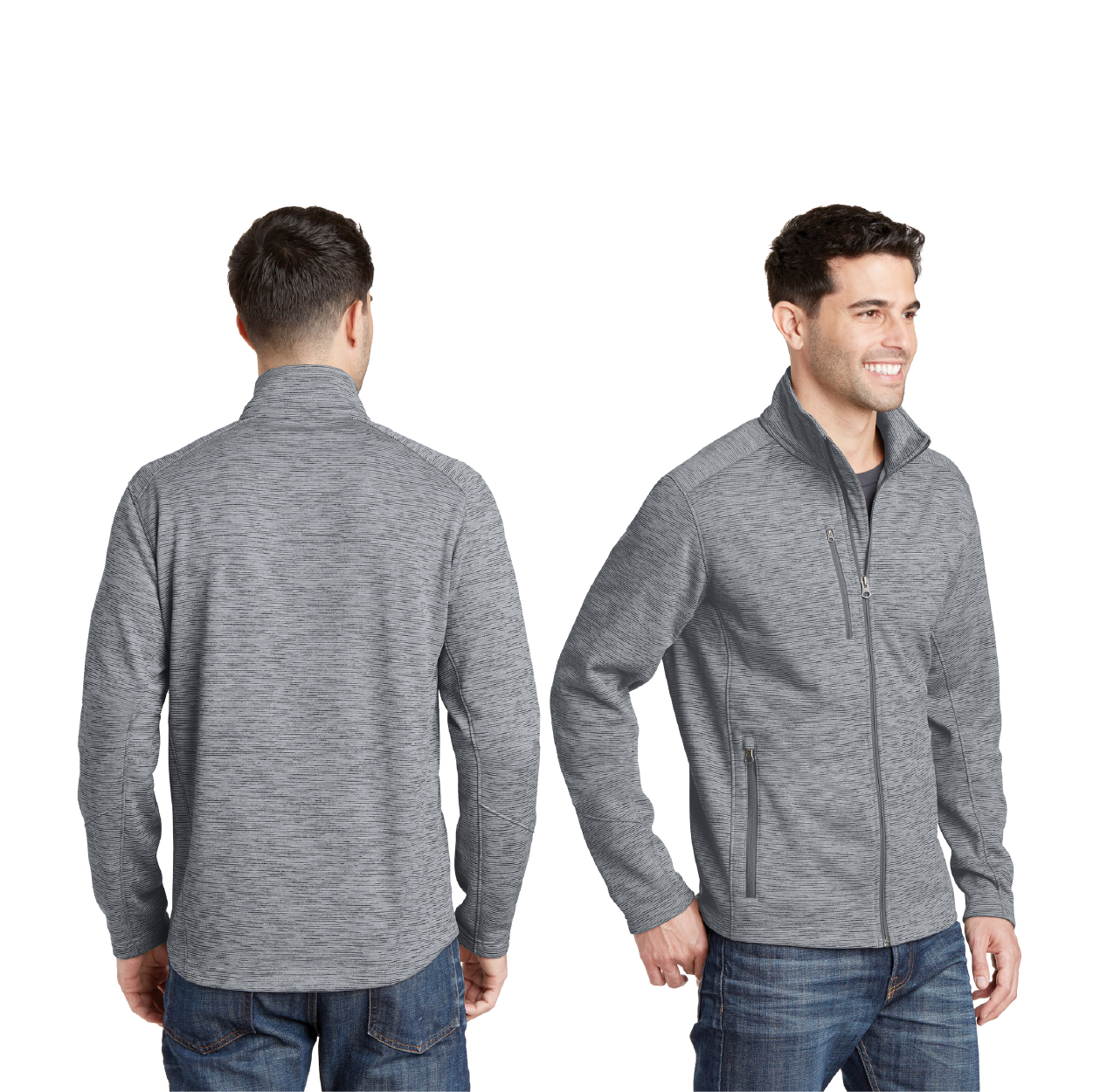 Port Authority Digi Stripe Fleece Embroidered Jacket