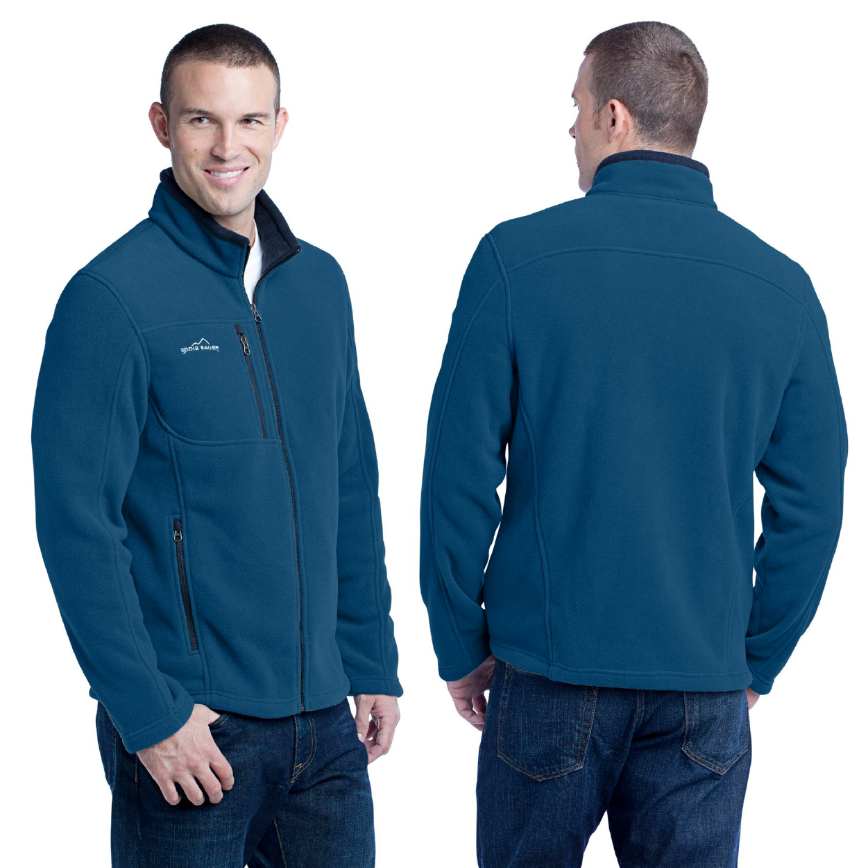 Eddie Bauer - Full-Zip Fleece Embroidered Jacket