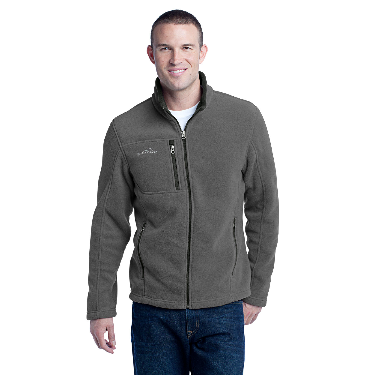 Eddie Bauer - Full-Zip Fleece Embroidered Jacket