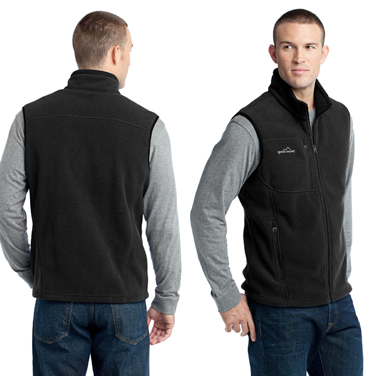 Eddie Bauer - Fleece Embroidered Vest