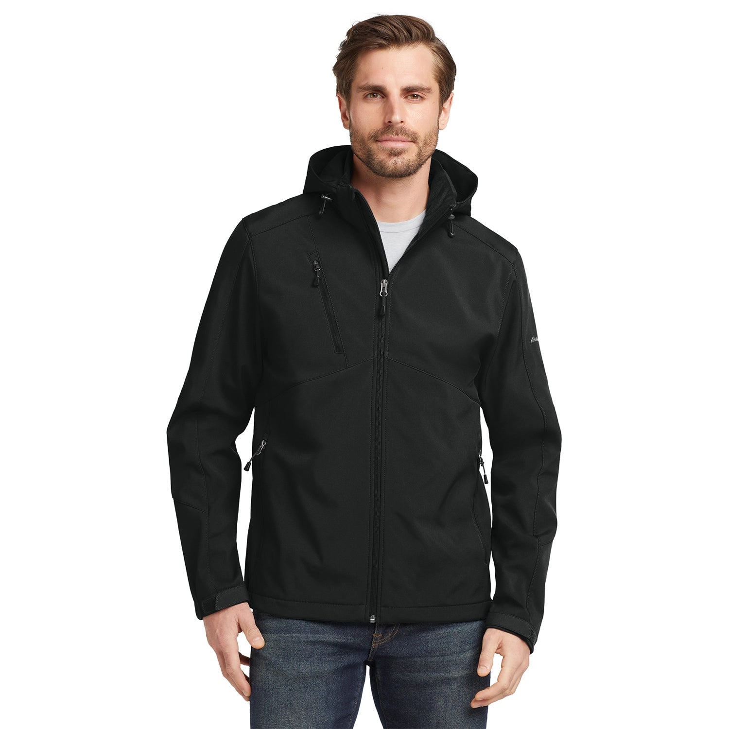 Eddie Bauer Embroidered Hooded Soft Shell Parka