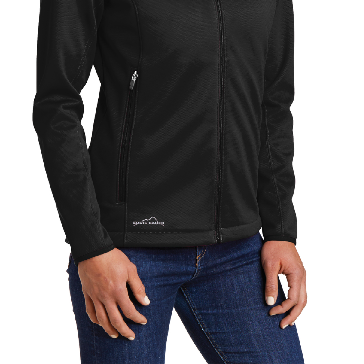 Eddie Bauer Women's Weather-Resist Soft Shell Embroidered Jacket - Cobalt Blue (PMS 654C)