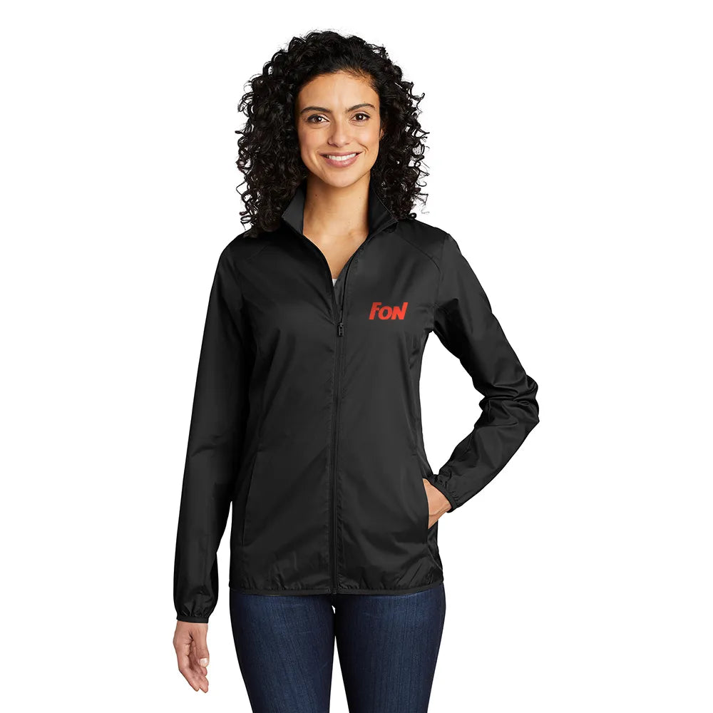Port Authority Women's Zephyr Full-Zip Embroidered Jacket Decorated - Black