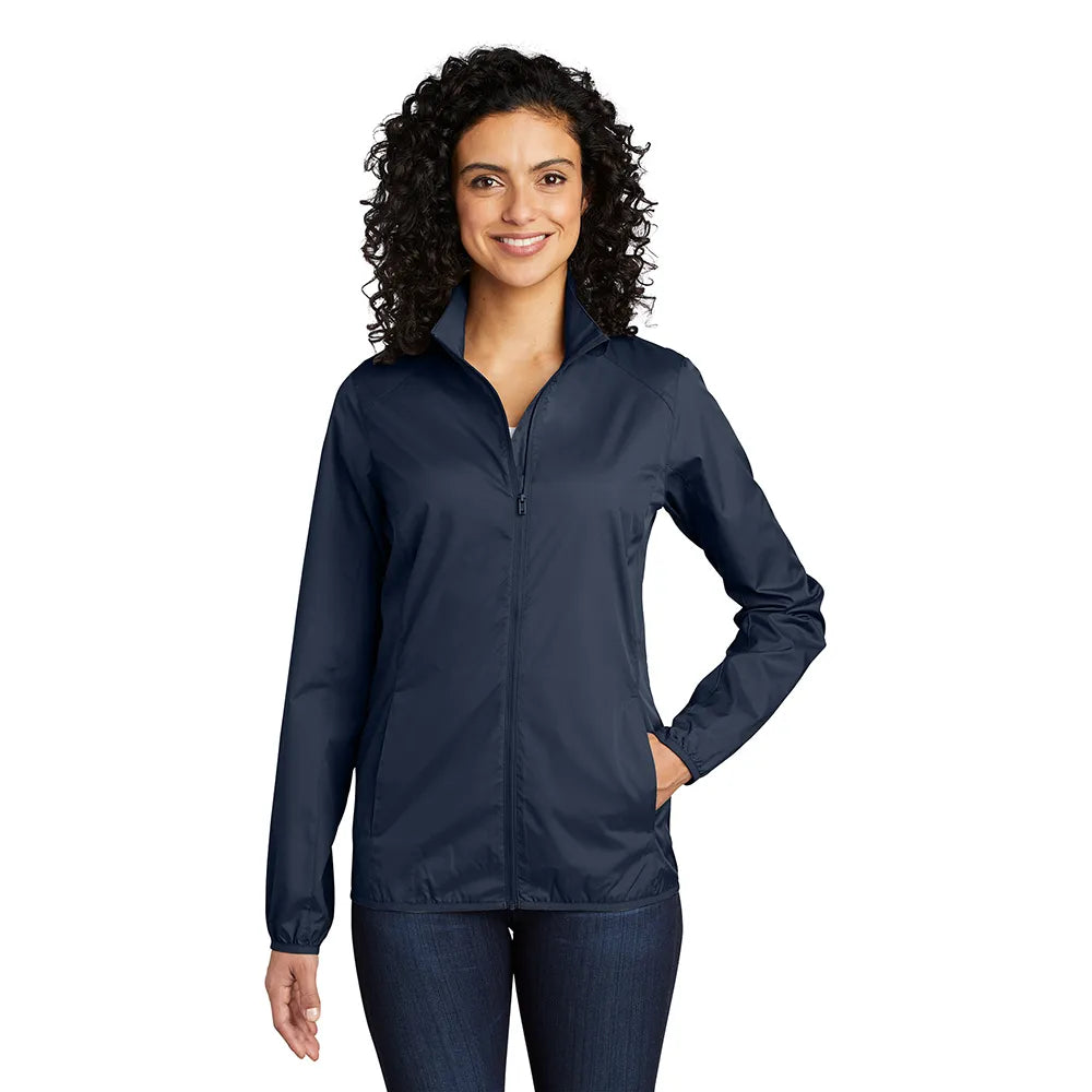 Port Authority Women's Zephyr Full-Zip Embroidered Jacket Decorated - Dress Blue Navy