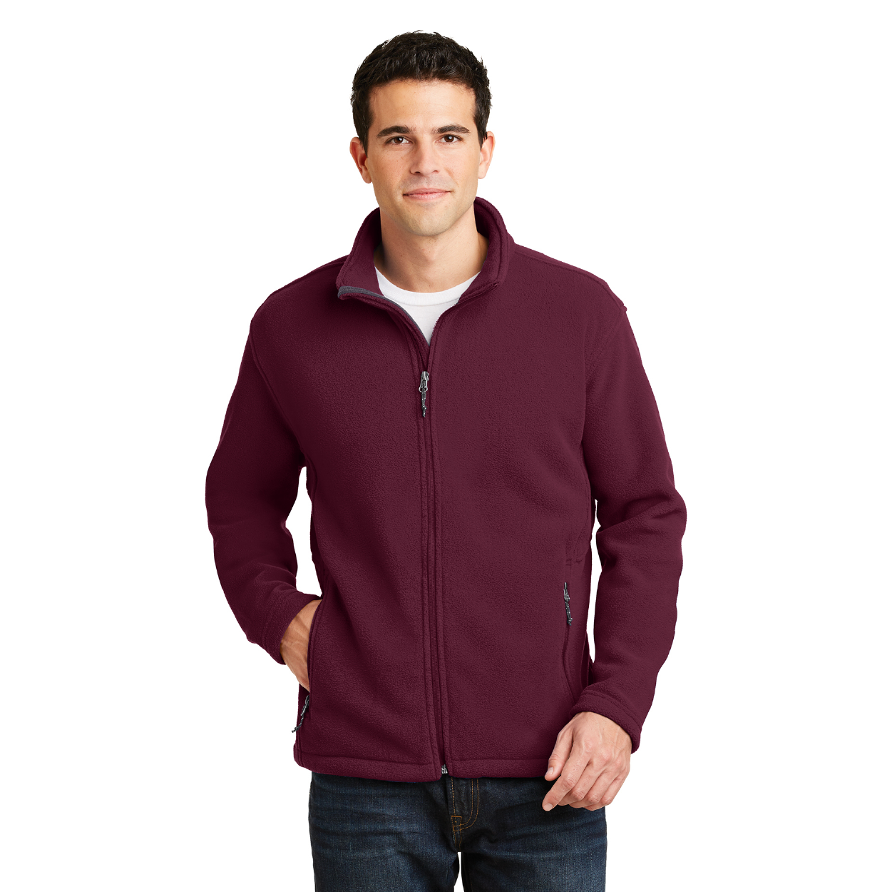 Port Authority Value Fleece Embroidered Jacket - True Red (PMS 200C)