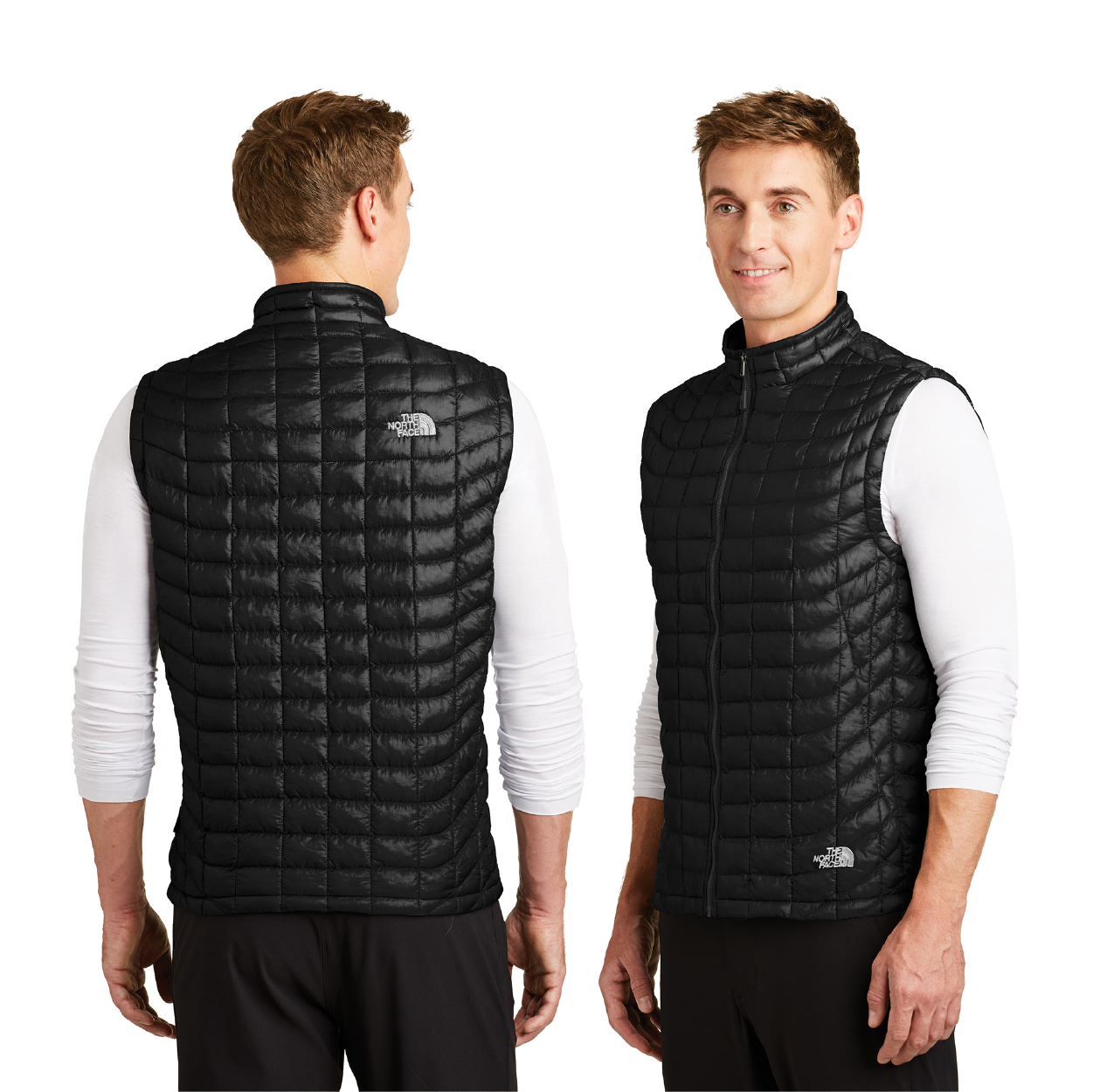 The North Face ThermoBall Trekker Embroidered Vest - TNF Black (PMS BLACK C)