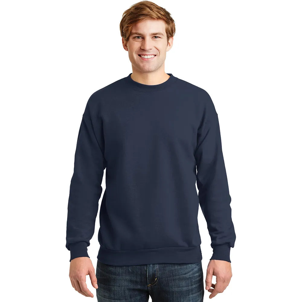 Hanes - EcoSmart Crewneck Sweatshirt Decorated - Navy Blue (PMS 289C)