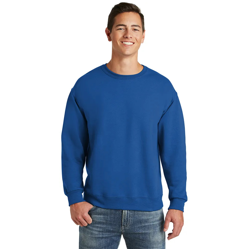 JERZEES SUPER SWEATS NuBlend Crewneck Sweatshirt Decorated - Royal Blue