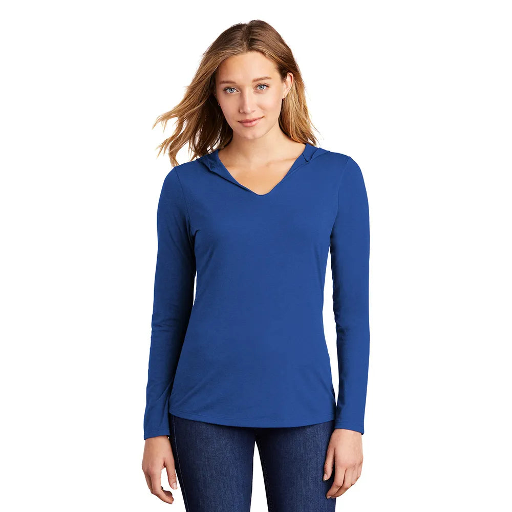 District District Women’s Perfect Tri Long Sleeve Hoodie - Deep Royal Blue