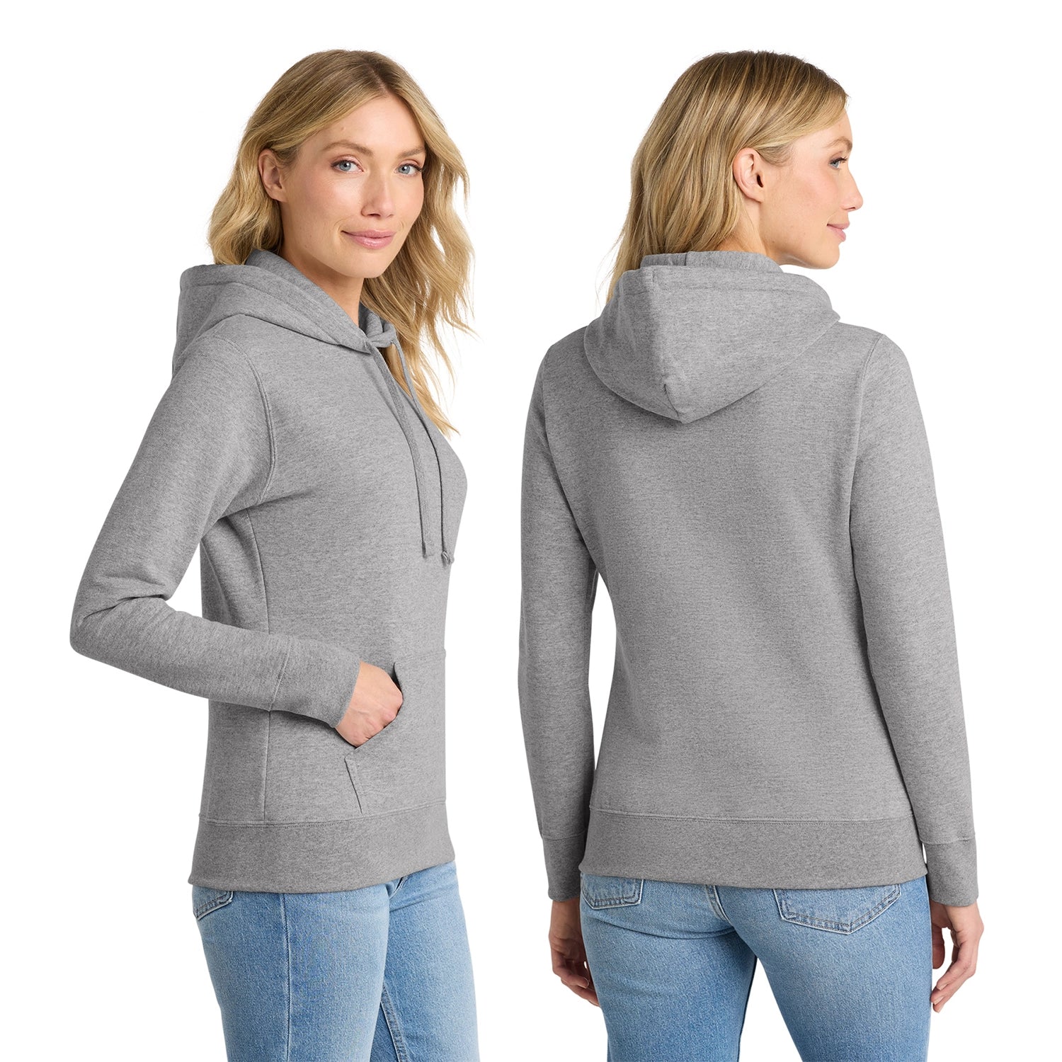 Port & Co Decorated Women's Core Fleece Pullover Hooded Sweatshirt