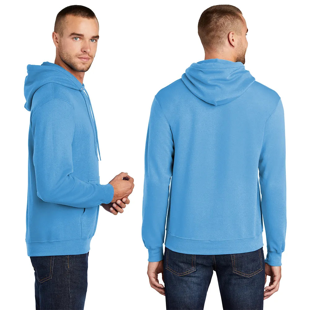 Port & Company Port & Company Core Fleece Pullover Hooded Sweatshirt - Oatmeal Beige Heather