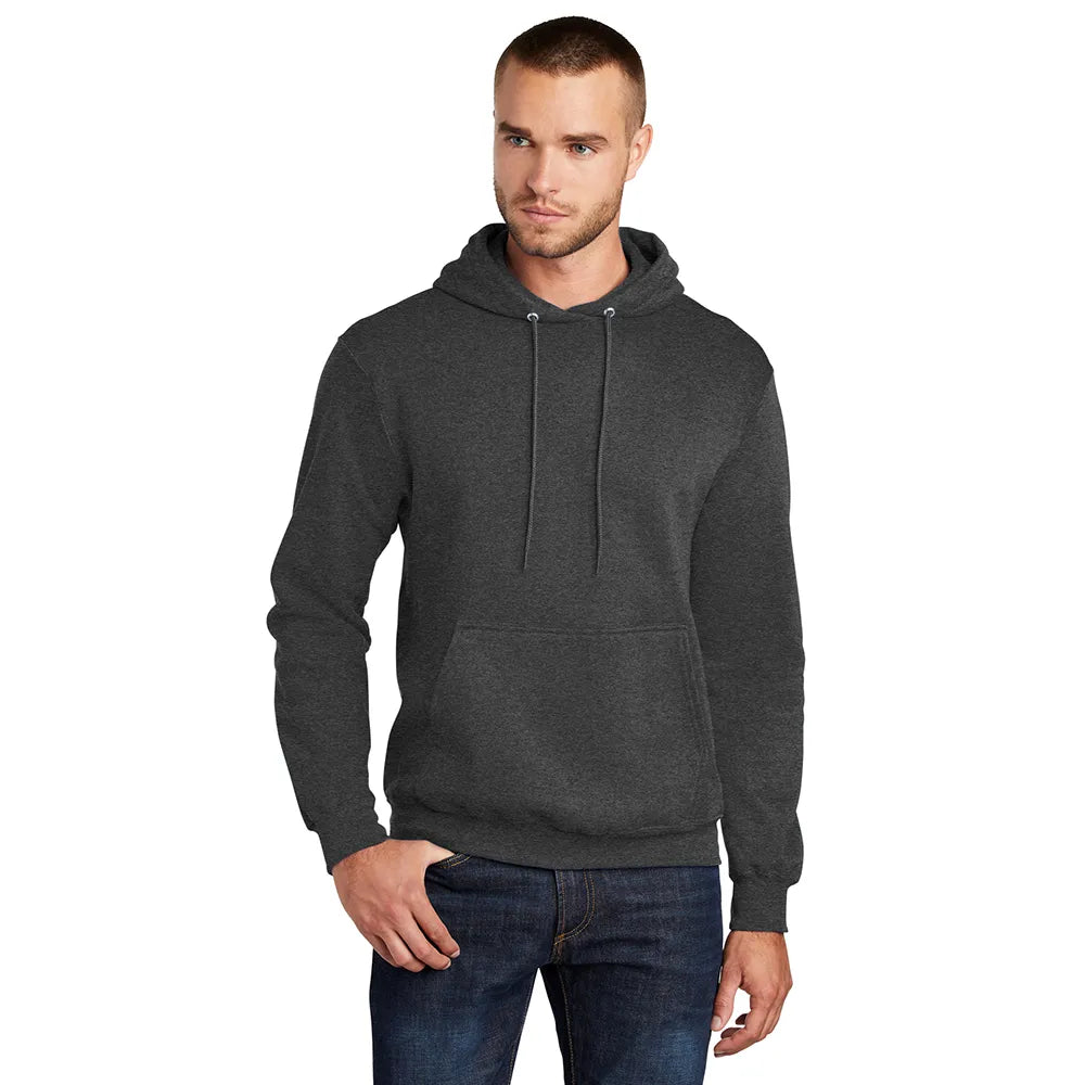 Port & Company Port & Company Core Fleece Pullover Hooded Sweatshirt - Black Heather