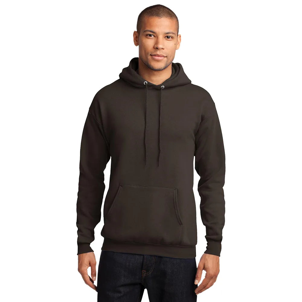 Port & Company Port & Company Core Fleece Pullover Hooded Sweatshirt - Dark Chocolate Brown