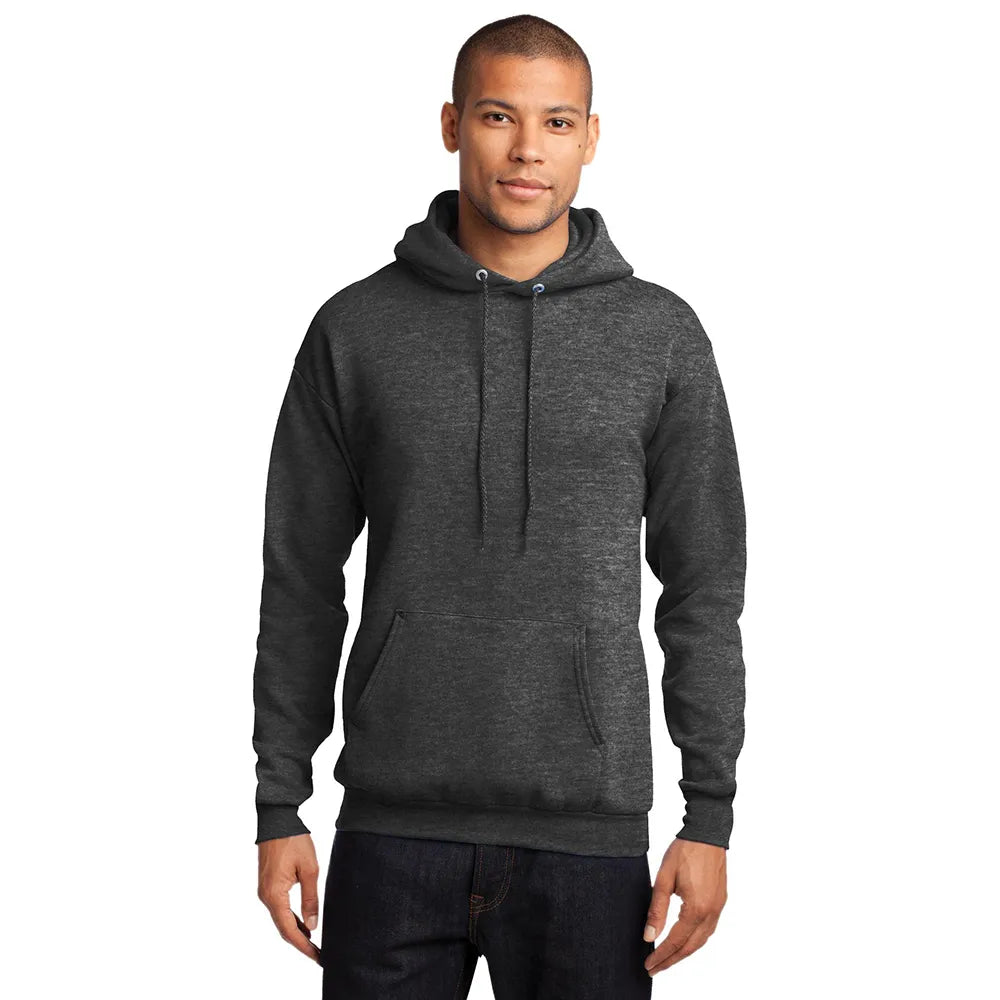 Port & Company Port & Company Core Fleece Pullover Hooded Sweatshirt - Dark Heather Grey