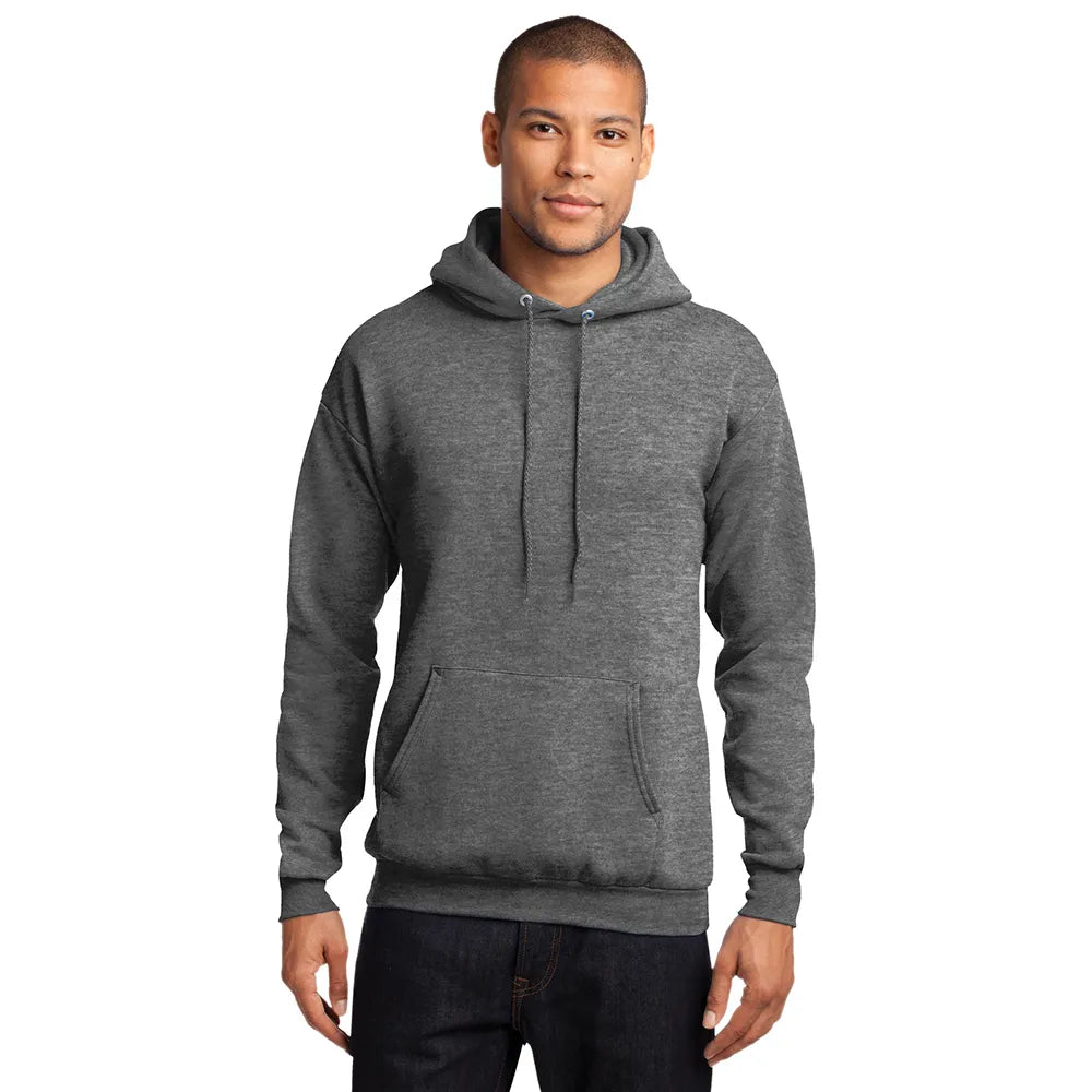Port & Company Port & Company Core Fleece Pullover Hooded Sweatshirt - Graphite Grey Heather