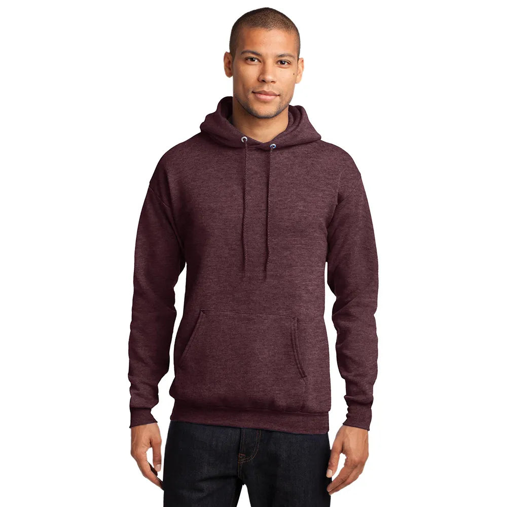 Port & Company Port & Company Core Fleece Pullover Hooded Sweatshirt - Heather Red