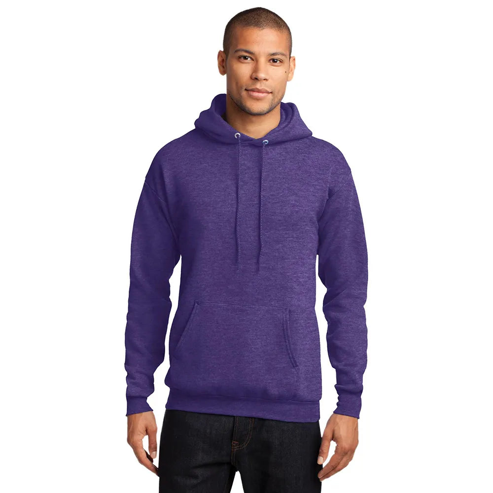 Port & Company Port & Company Core Fleece Pullover Hooded Sweatshirt - Heather Purple