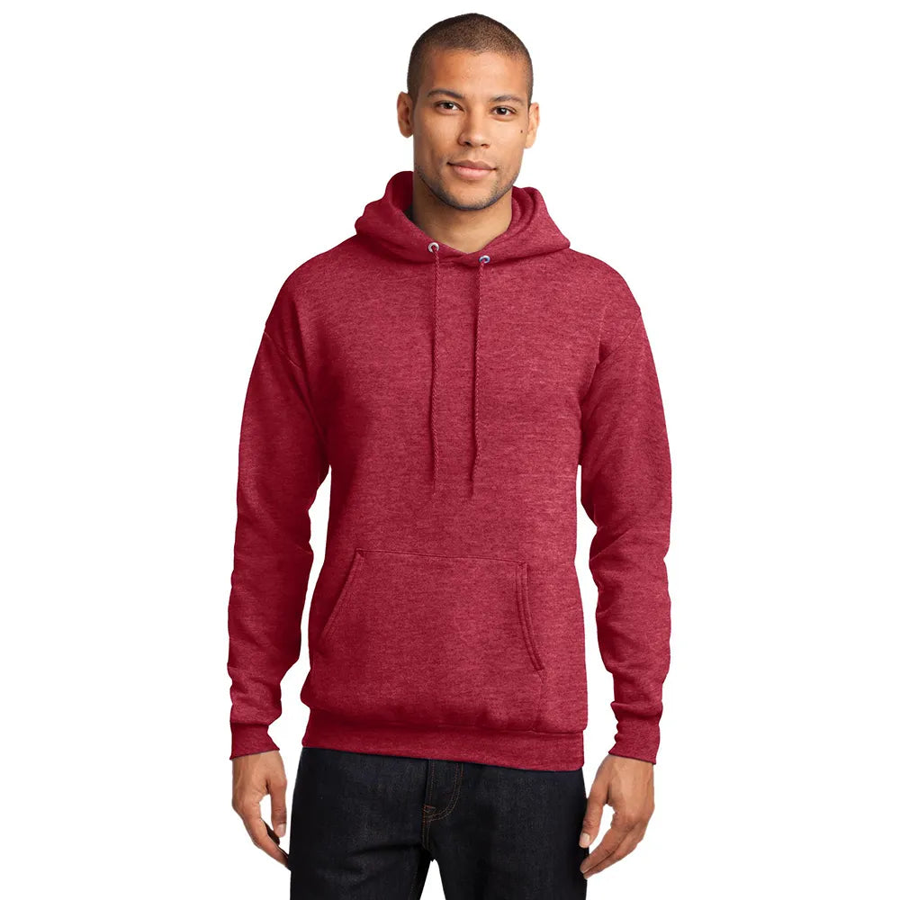Port & Company Port & Company Core Fleece Pullover Hooded Sweatshirt - Red
