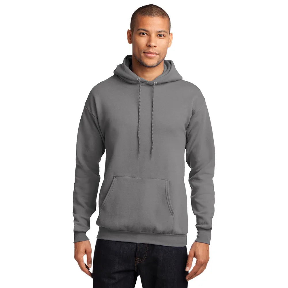 Port & Company Port & Company Core Fleece Pullover Hooded Sweatshirt - Medium Grey