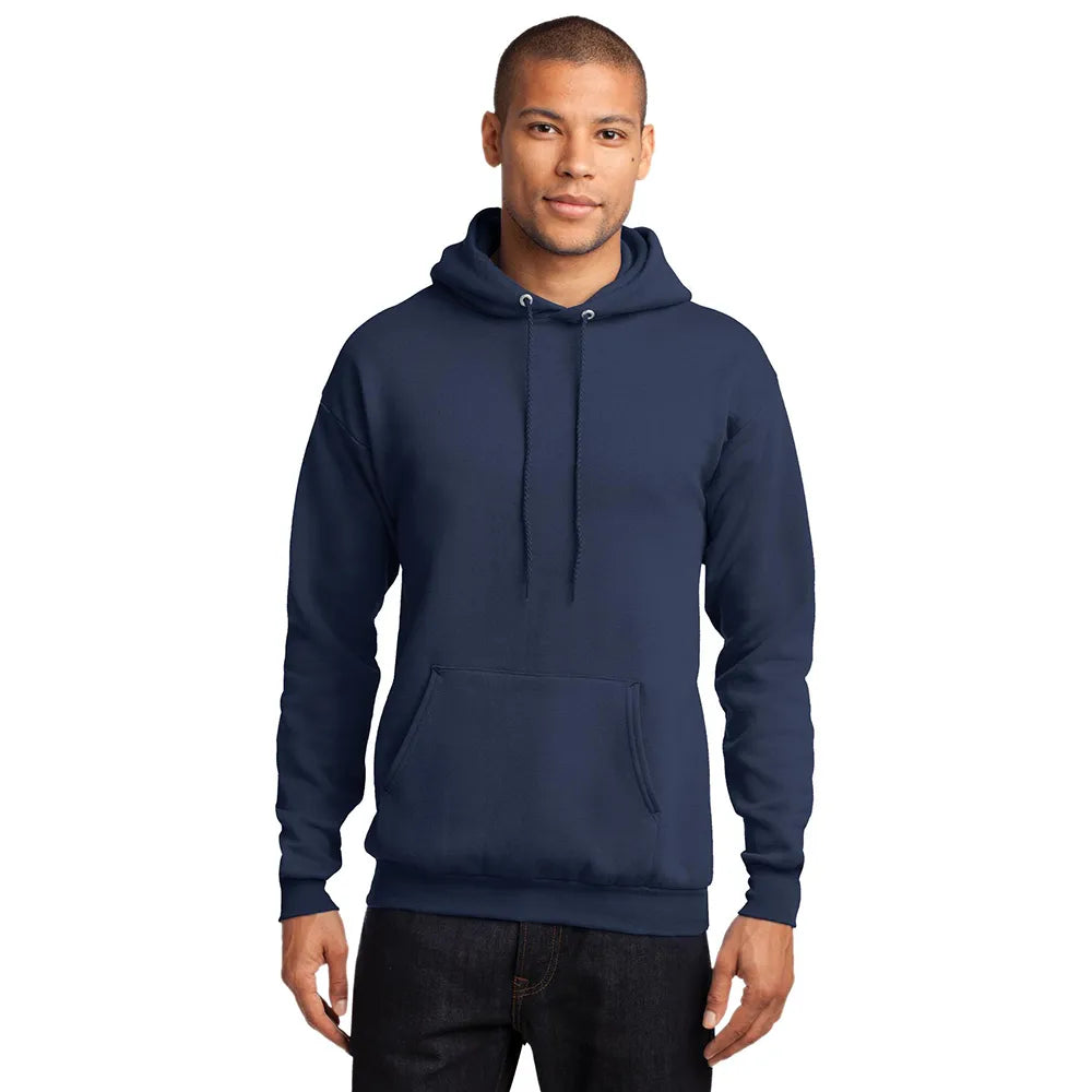 Port & Company Port & Company Core Fleece Pullover Hooded Sweatshirt - Navy Blue