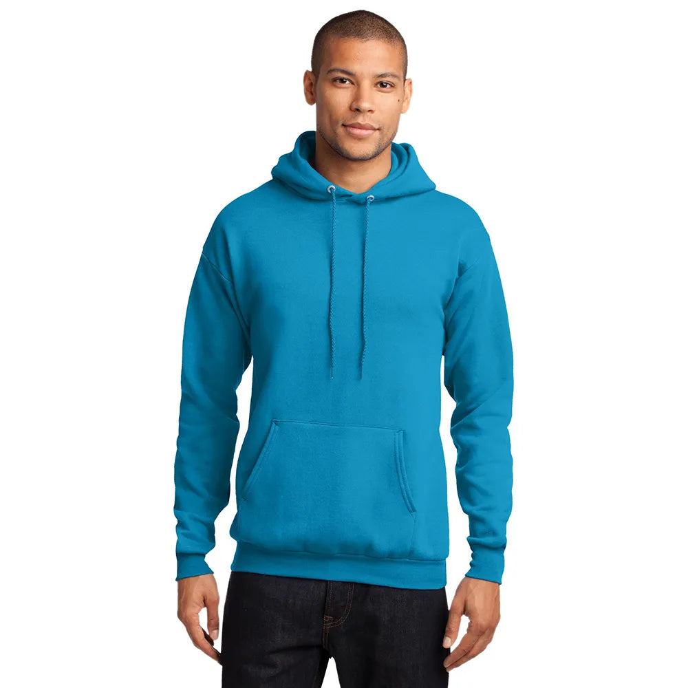 Port & Company Port & Company Core Fleece Pullover Hooded Sweatshirt - Neon Blue