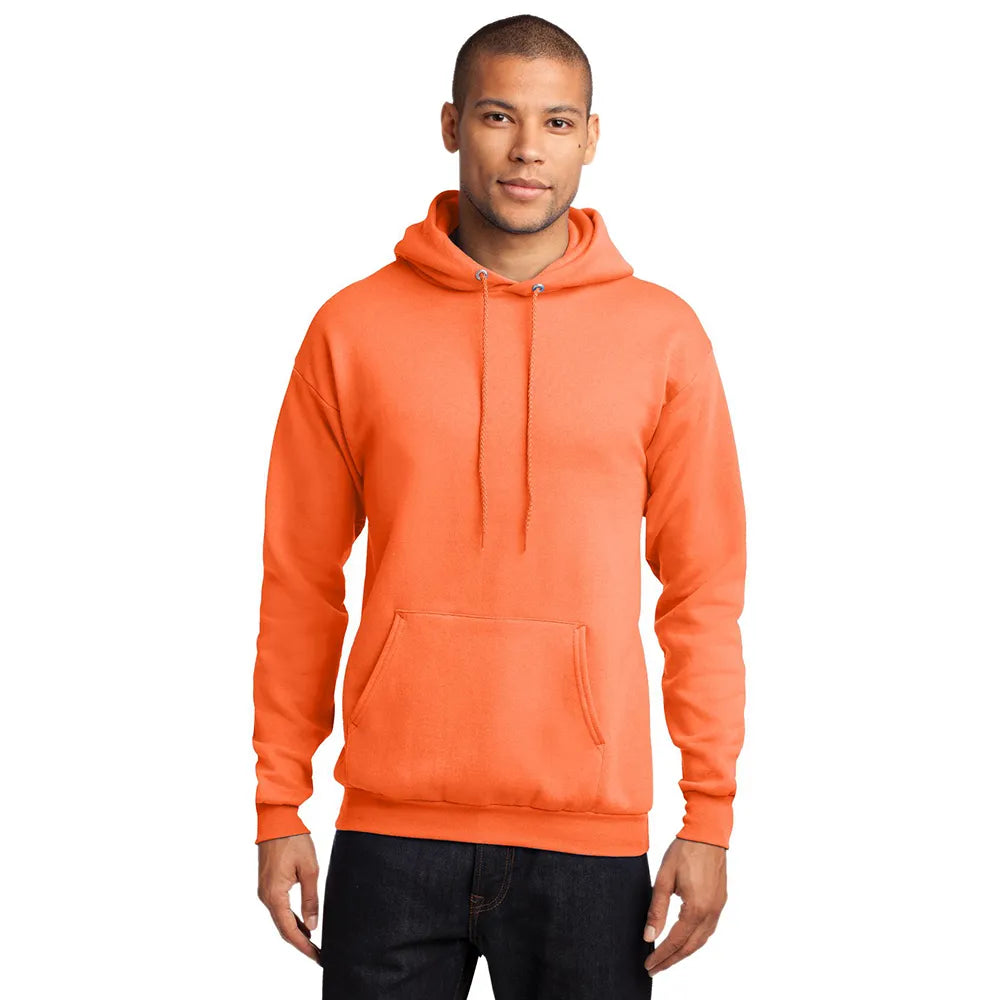 Port & Company Port & Company Core Fleece Pullover Hooded Sweatshirt - Neon Orange