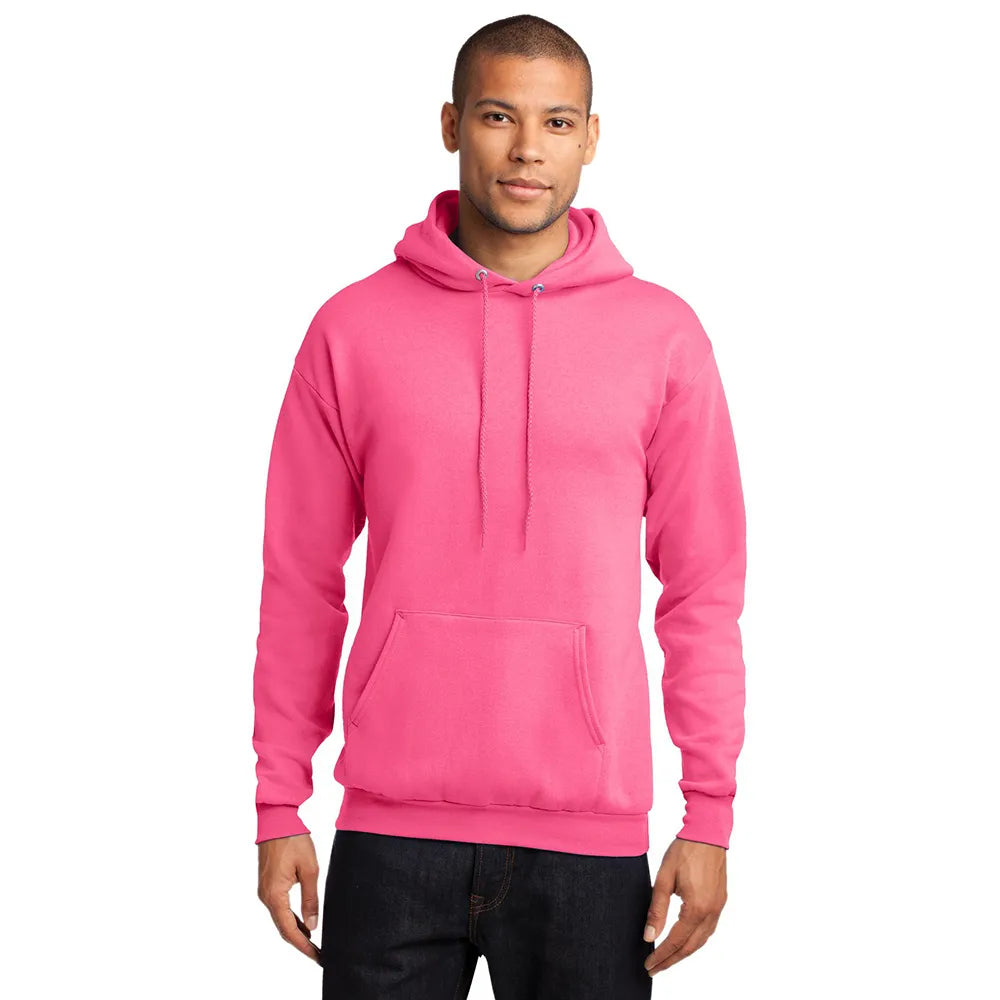 Port & Company Port & Company Core Fleece Pullover Hooded Sweatshirt - Neon Pink