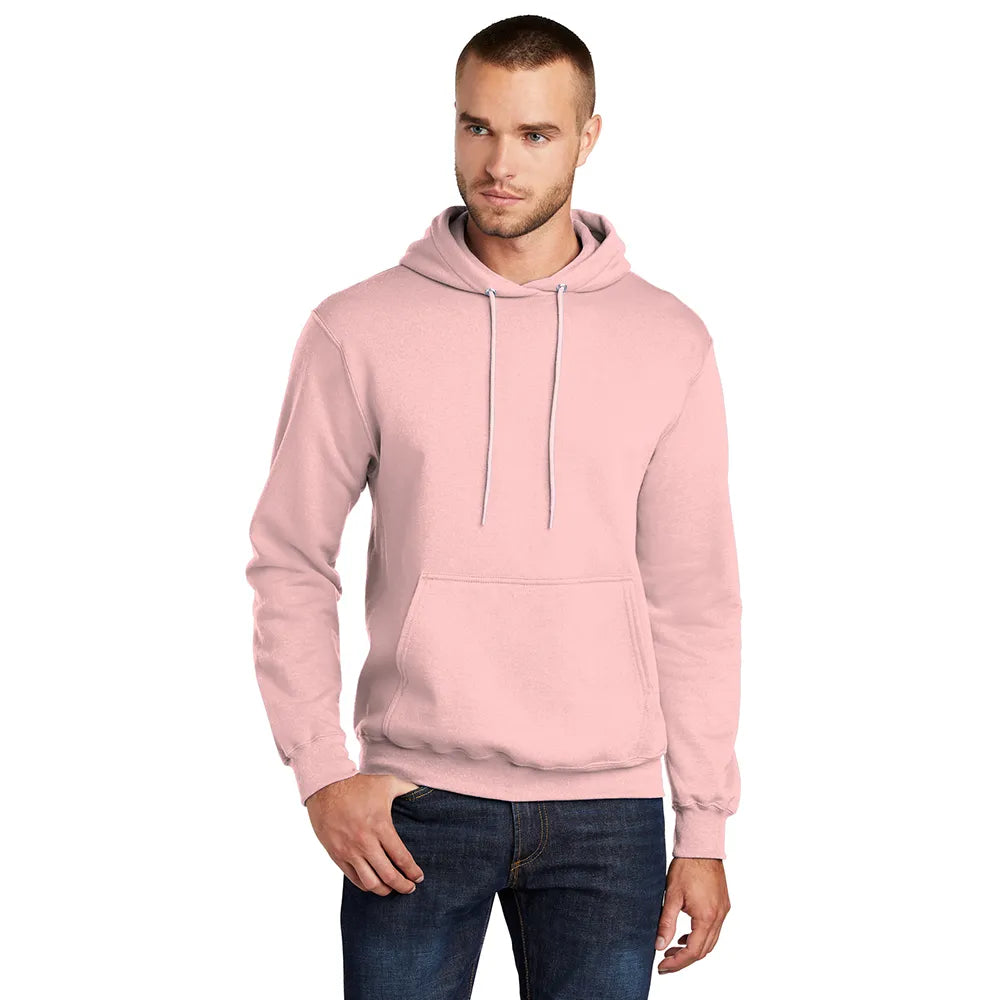 Port & Company Port & Company Core Fleece Pullover Hooded Sweatshirt - Pale Blush Pink