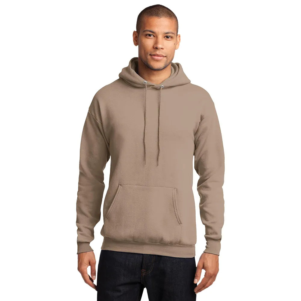 Port & Company Port & Company Core Fleece Pullover Hooded Sweatshirt - Sand Brown