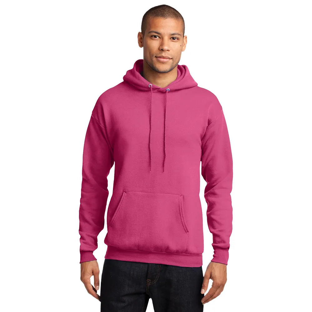Port & Company Port & Company Core Fleece Pullover Hooded Sweatshirt - Sangria Pink