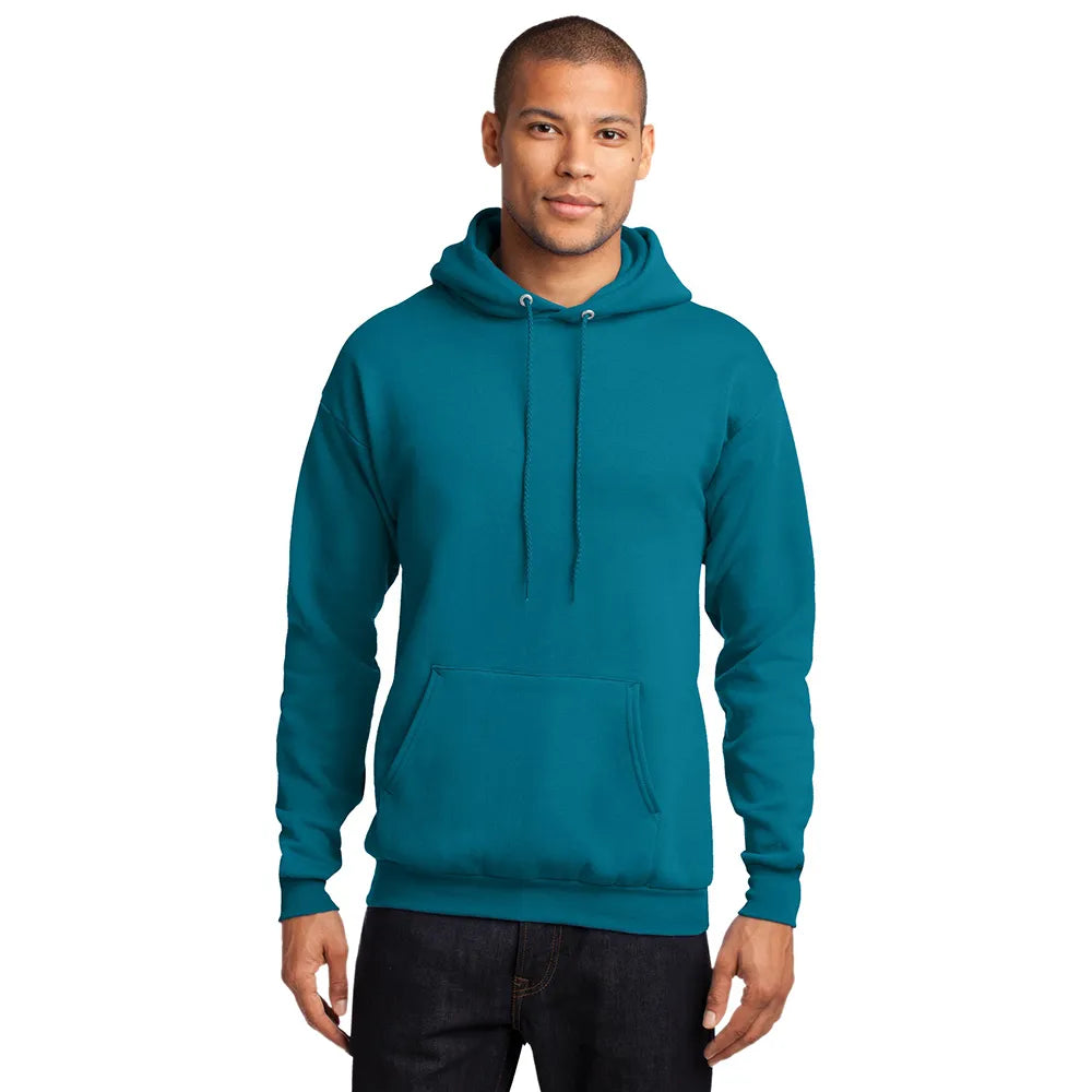 Port & Company Port & Company Core Fleece Pullover Hooded Sweatshirt - Teal Blue