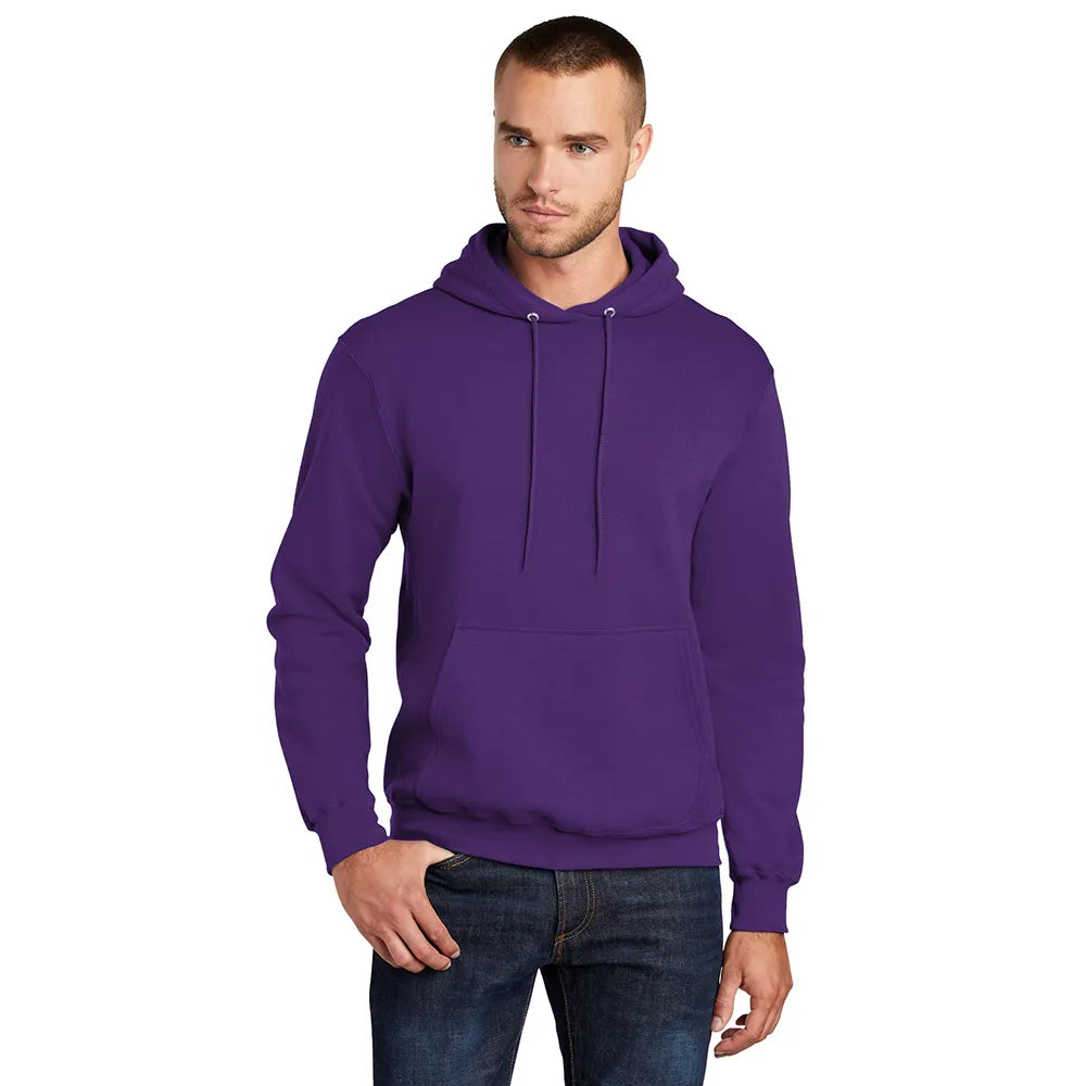 Port & Company Port & Company Core Fleece Pullover Hooded Sweatshirt - Team Purple