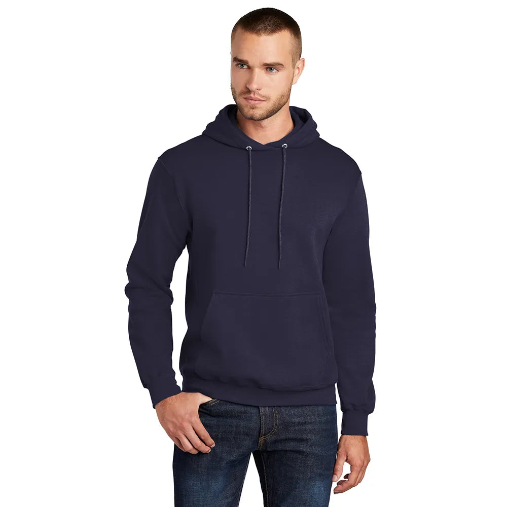 Port & Company Port & Company Core Fleece Pullover Hooded Sweatshirt - True Navy Blue