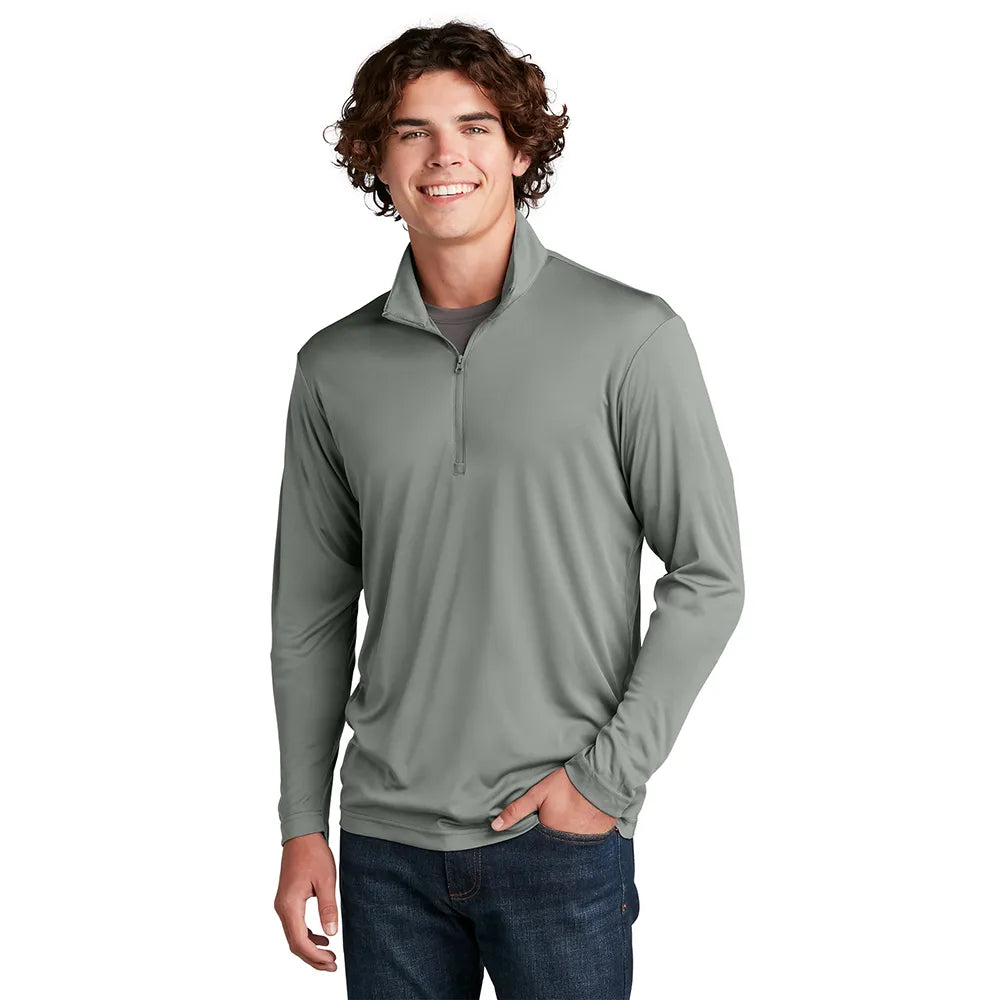 Sport-Tek Sport-Tek PosiCharge Competitor 1/4-Zip Pullover - Grey Concrete