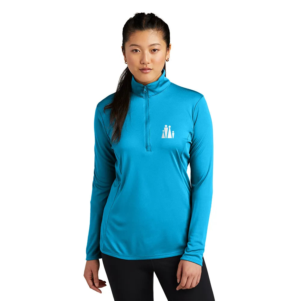 Sport-Tek Sport-Tek Women's PosiCharge Competitor 1/4-Zip Pullover - Atomic Blue