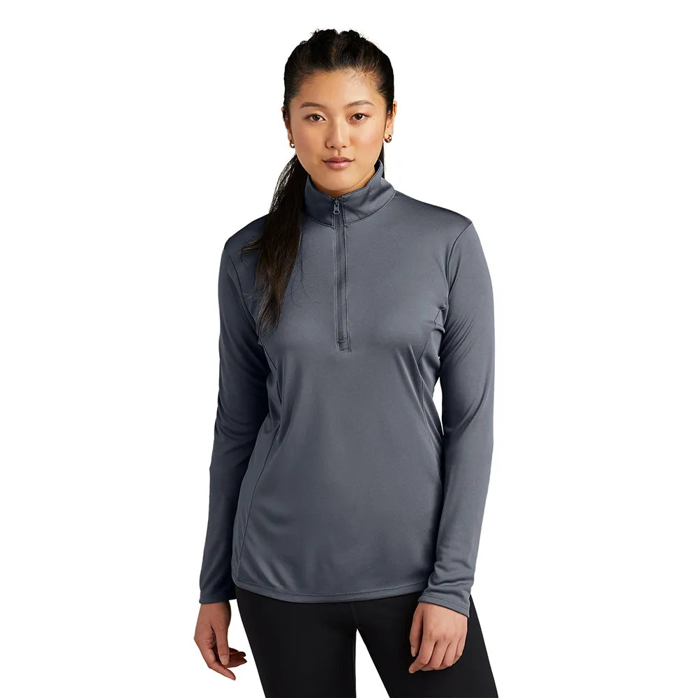 Sport-Tek Sport-Tek Women's PosiCharge Competitor 1/4-Zip Pullover - Grey Concrete