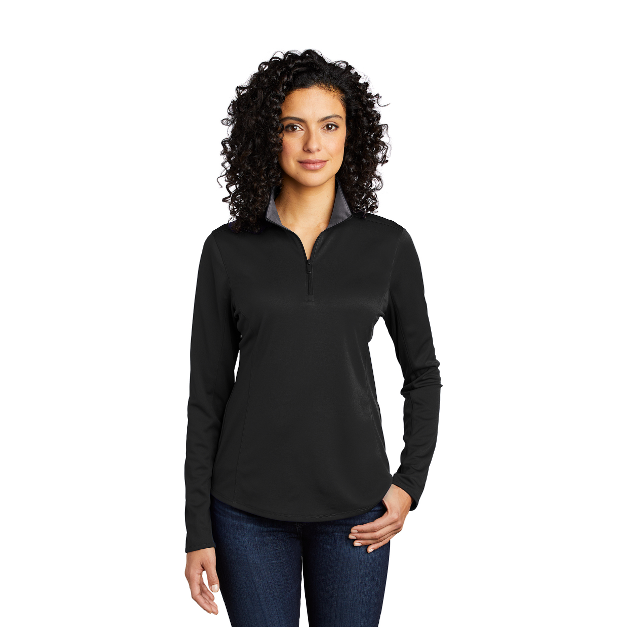 Port Authority Women's Silk Touch Performance 1/4-Zip Embroidered