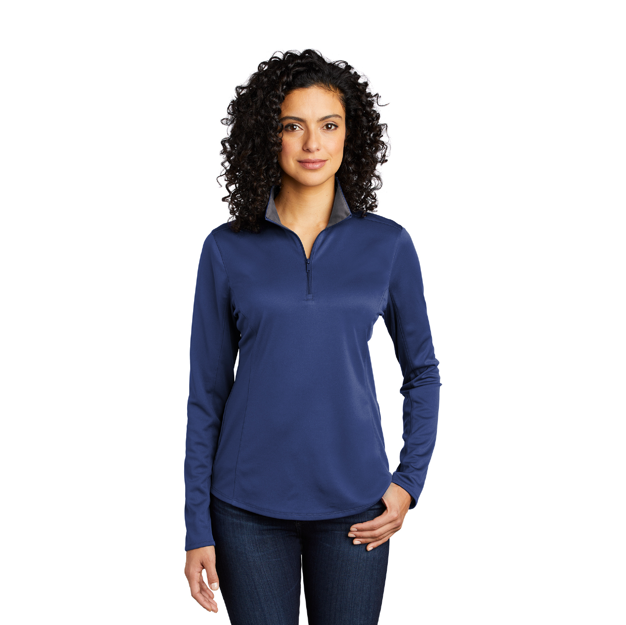 Port Authority Women's Silk Touch Performance 1/4-Zip Embroidered