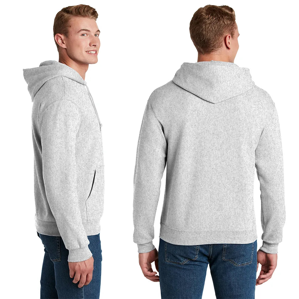 JERZEES - NuBlend Pullover Hooded Sweatshirt Decorated - Athletic Grey Heather